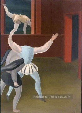 Rene Magritte Painting - a panic in the middle ages 1927 Rene Magritte